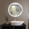 Ketcham 24 "H x 24 "W, LED Mirror , Mirror , Aluminum , ORB-24P